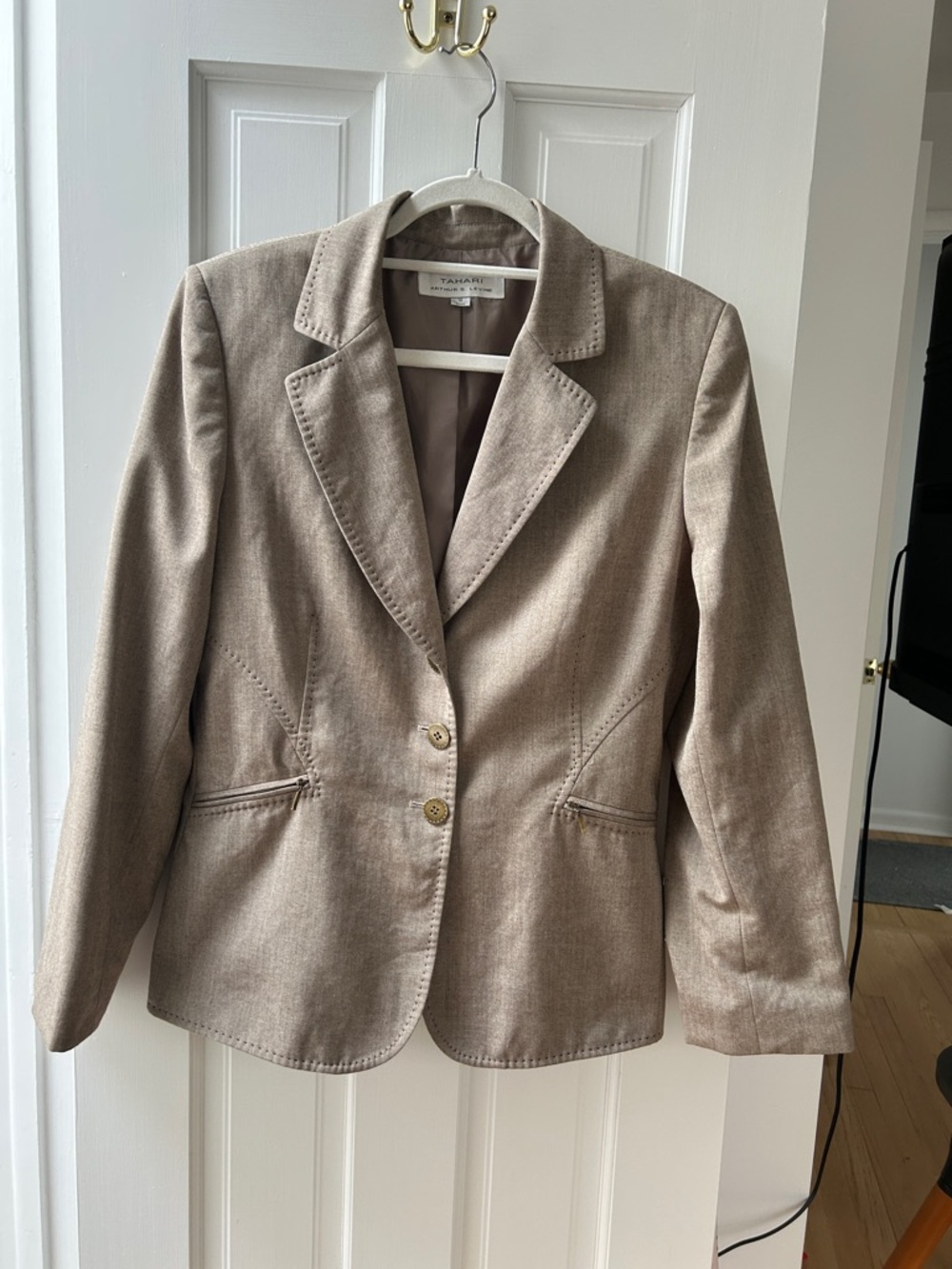Taupe Women's Blazer Jacket